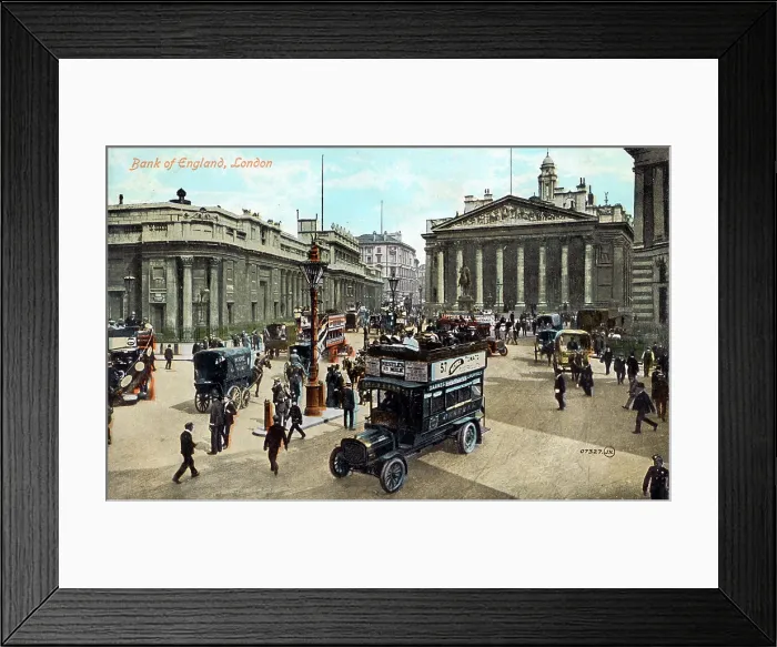 Framed Print : London - The Bank of England Date: circa 1904 Framed Print : London - The Bank of England Date: circa 1904