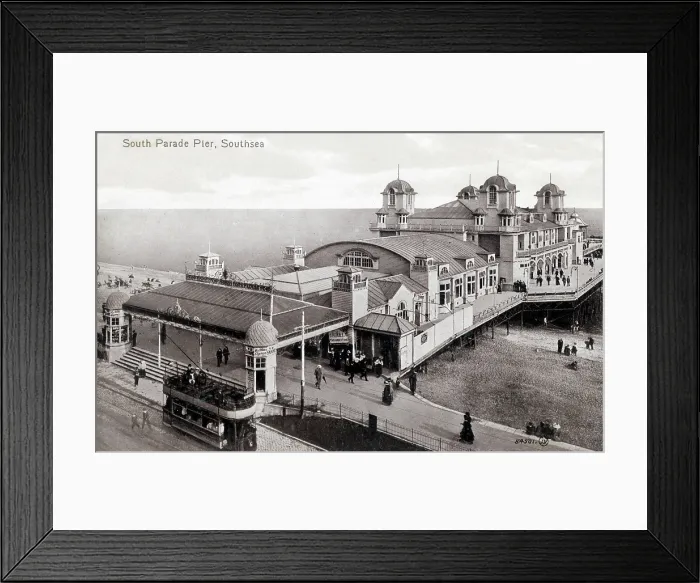Framed Print : South Parade Pier, Southsea, Portsmouth, Hampshire Date: circa 1905 Framed Print : South Parade Pier, Southsea, Portsmouth, Hampshire Date: circa 1905