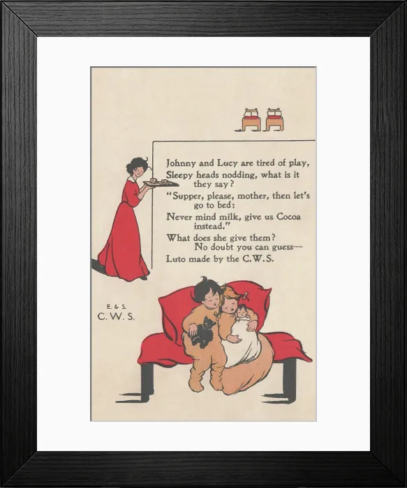 Framed Print : Co-op Nursery Advertisement Framed Print : Co-op Nursery Advertisement