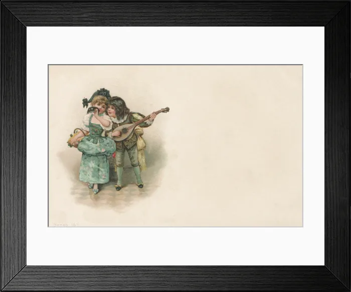 Framed Print : Young Lovers Framed Print : Young Lovers