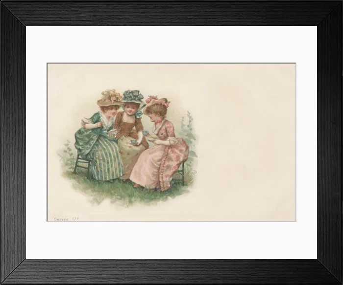 Framed Print : The Gossips Framed Print : The Gossips