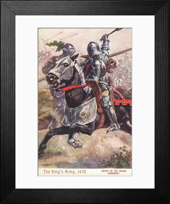 Framed Print : The King's Army 1415 Framed Print : The King's Army 1415