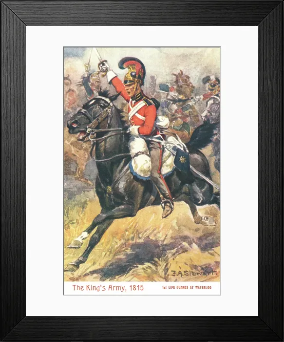 Framed Print : The King's Army 1815 Framed Print : The King's Army 1815