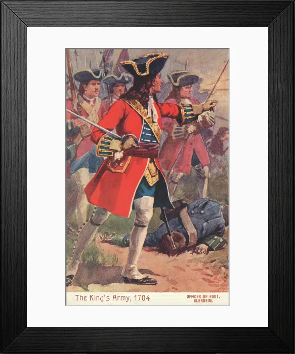 Framed Print : The King's Army 1704 Framed Print : The King's Army 1704