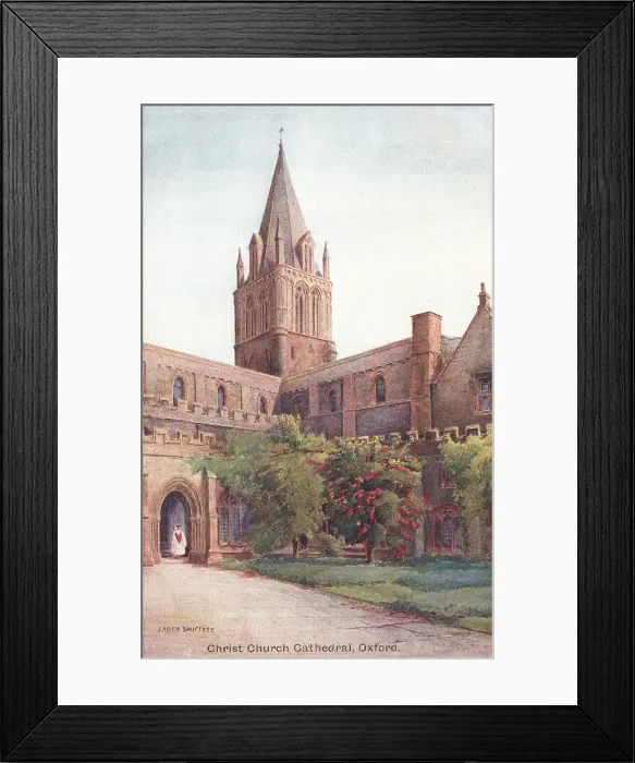 Framed Print : Christchurch Cathedral Oxford Framed Print : Christchurch Cathedral Oxford