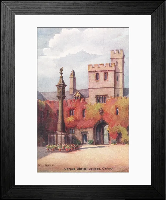 Framed Print : Corpus Christi College Oxford Framed Print : Corpus Christi College Oxford