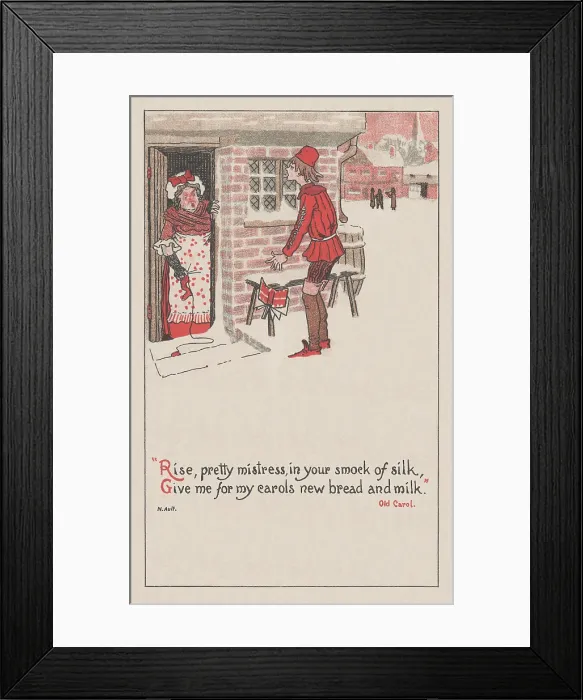 Framed Print : An Old Carol