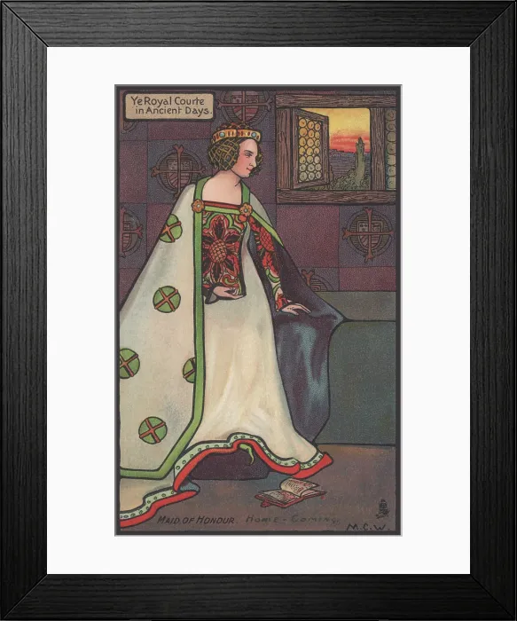 Framed Print : Royal Court in Ancient Days