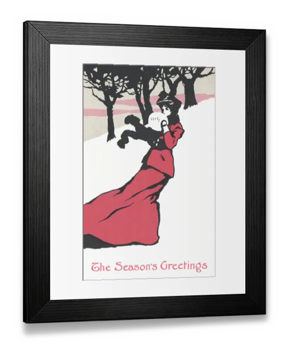 Framed Print : Lady in Red Outfit Framed Print : Lady in Red Outfit
