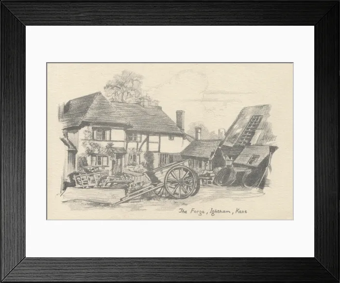 Framed Print : The Forge Ightham Kent Framed Print : The Forge Ightham Kent