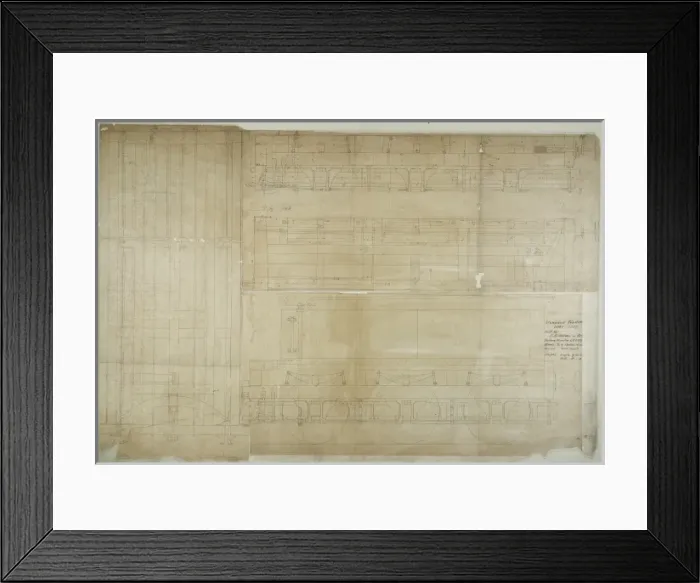 Framed Print : Standard tender built by the E B Wilson Company Framed Print : Standard tender built by the E B Wilson Company