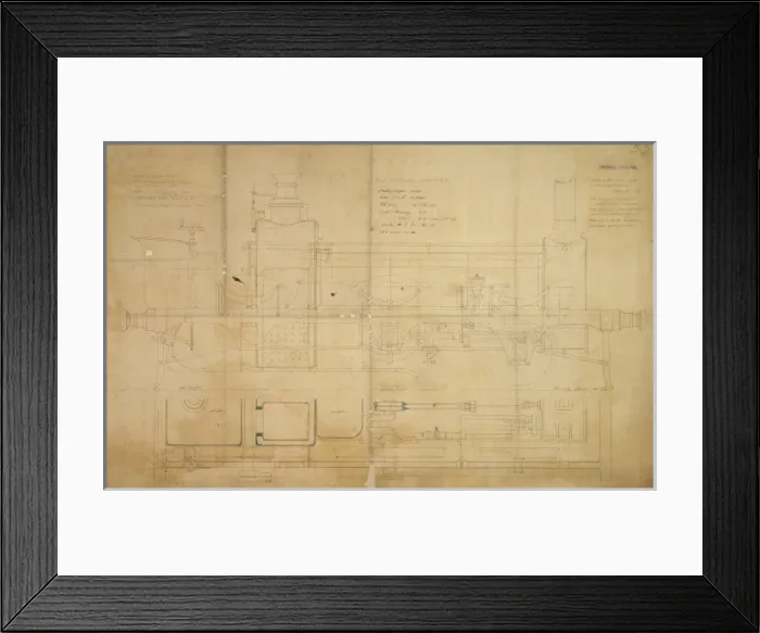 Framed Print : Double boiler tank engine, Grantham Framed Print : Double boiler tank engine, Grantham