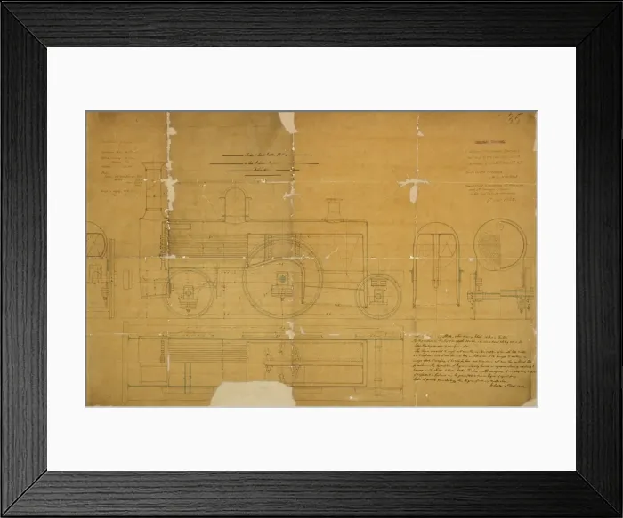 Framed Print : LNWR express passenger engine Framed Print : LNWR express passenger engine