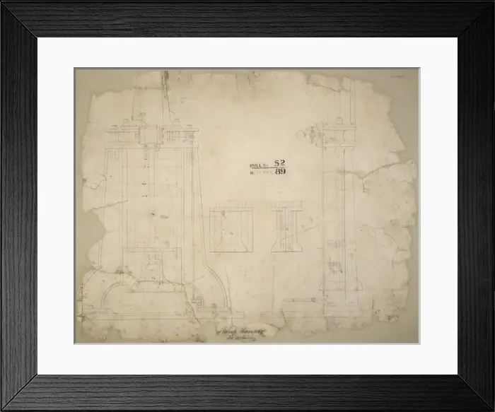 Framed Print : Stamp hammer for Mr Walton Framed Print : Stamp hammer for Mr Walton