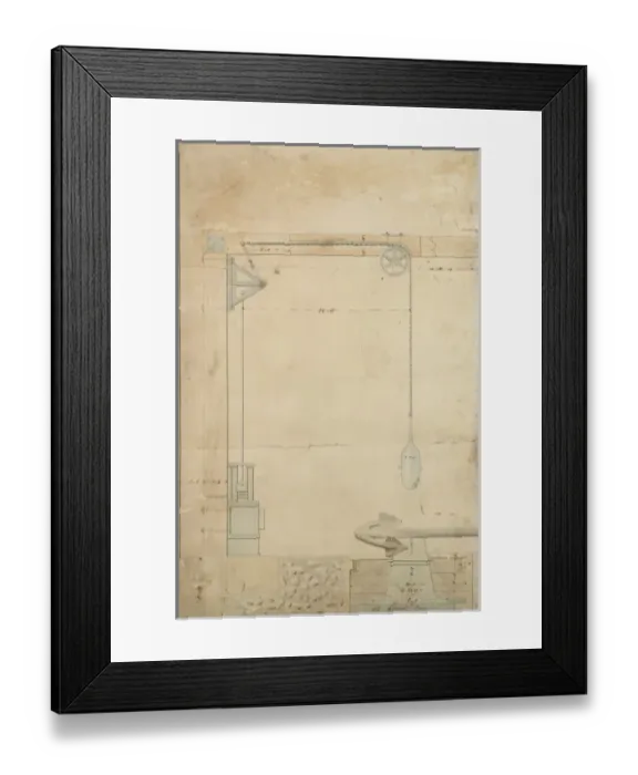 Framed Print : Steam hercules, side elevation Framed Print : Steam hercules, side elevation