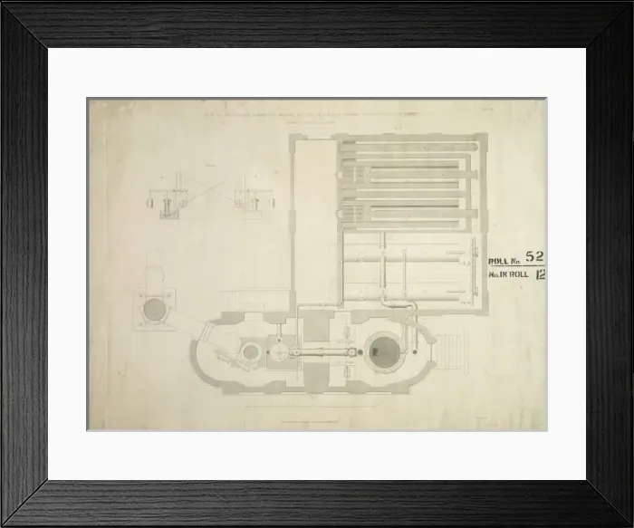 Framed Print : Cornish engine and boilers - East London Water Works Framed Print : Cornish engine and boilers - East London Water Works