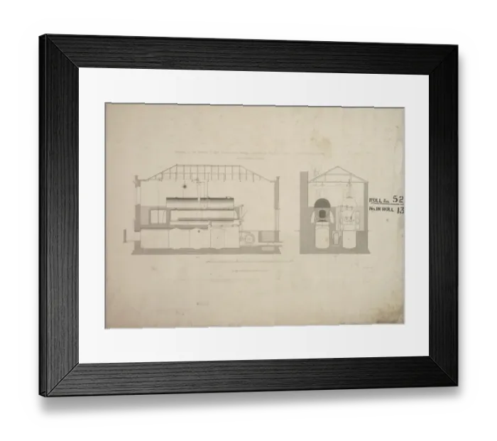 Framed Print : Boulton and Watt waggon-head boilers Framed Print : Boulton and Watt waggon-head boilers