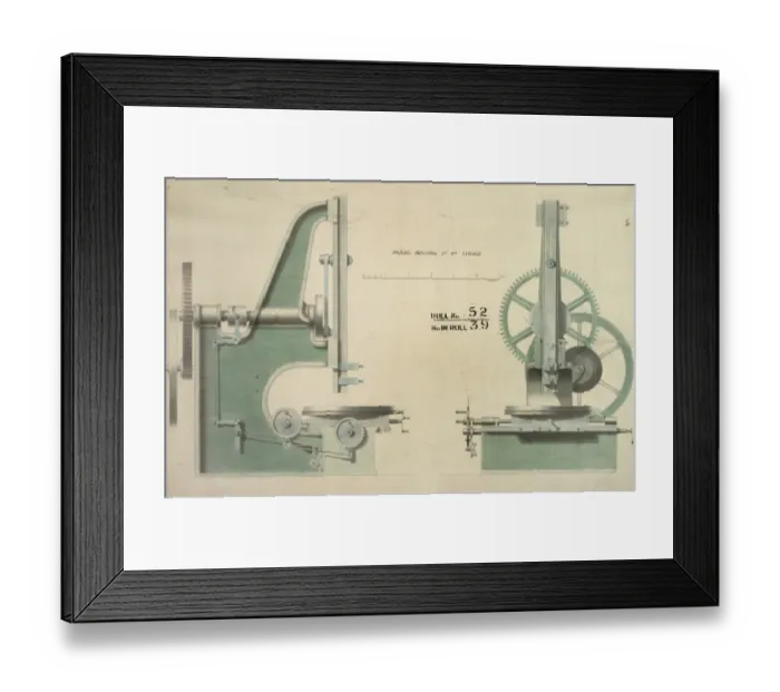 Framed Print : Paring machine, 1ft 4 in stroke Framed Print : Paring machine, 1ft 4 in stroke