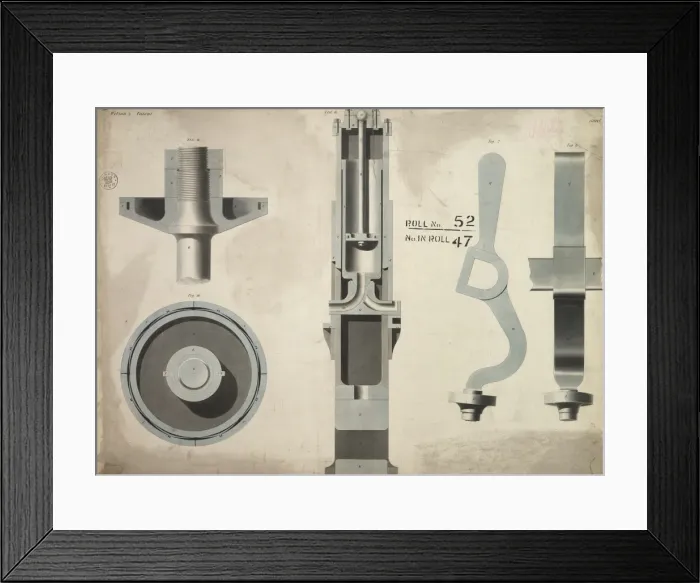 Framed Print : Wilsons patent no 11, 767 steam hammer Framed Print : Wilsons patent no 11, 767 steam hammer
