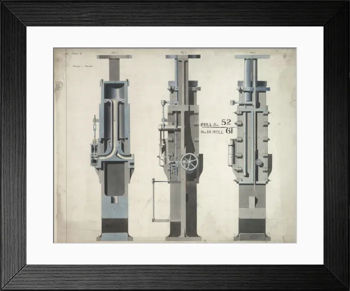 Framed Print : Wilsons patent no 11, 767 steam hammer Framed Print : Wilsons patent no 11, 767 steam hammer