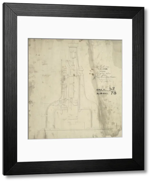 Framed Print : R Wilsons patent self acting motion