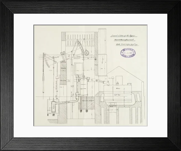 Framed Print : Working gear for the Warwick and Birmingham canal Framed Print : Working gear for the Warwick and Birmingham canal