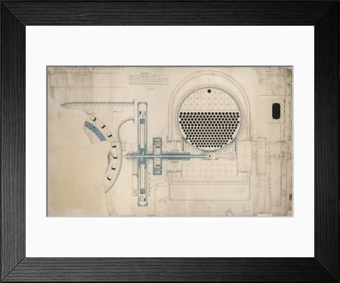 Framed Print : Locomotive engine, 6 foot 9 inch driving wheel Framed Print : Locomotive engine, 6 foot 9 inch driving wheel