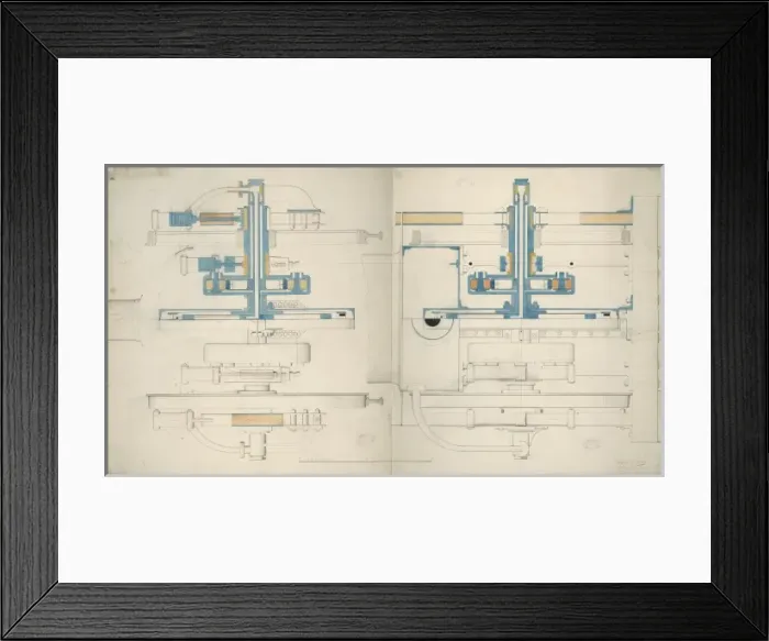 Framed Print : Locomotive engine, 6 foot 6 inch driving wheels Framed Print : Locomotive engine, 6 foot 6 inch driving wheels
