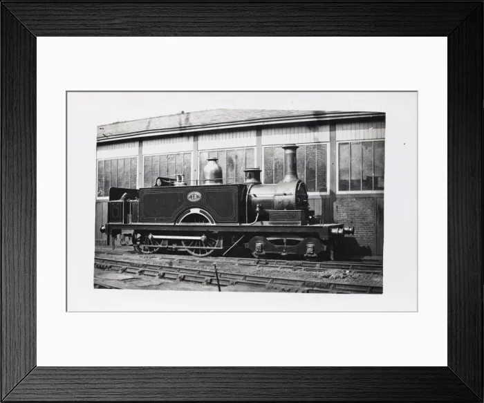 Framed Print : Locomotive no 12 4-4-0 engine, North London Framed Print : Locomotive no 12 4-4-0 engine, North London