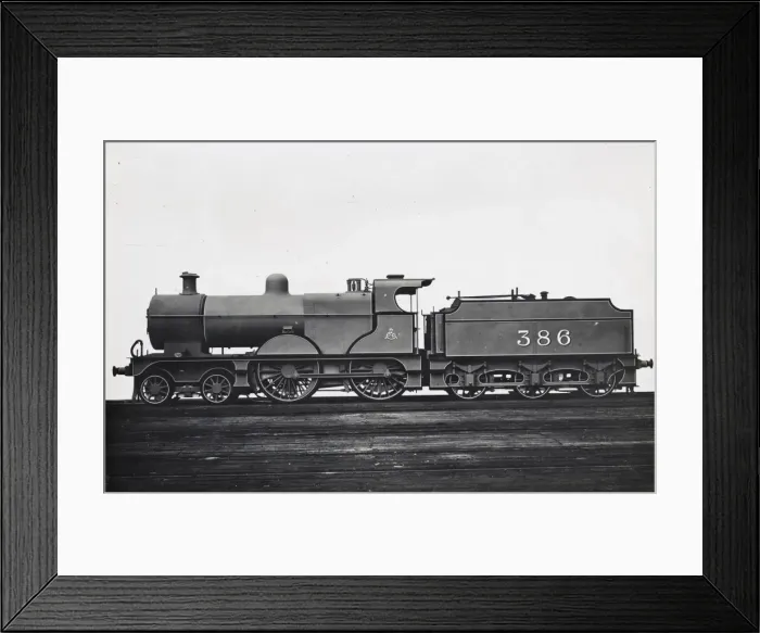 Framed Print : Locomotive no 386 4-4-0 Framed Print : Locomotive no 386 4-4-0