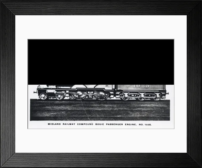 Framed Print : Locomotive no 1025 4-4-0 Framed Print : Locomotive no 1025 4-4-0