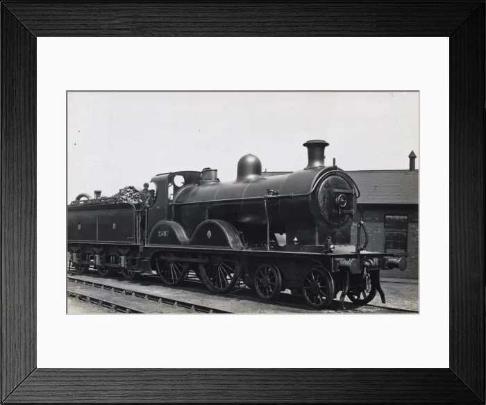Framed Print : Locomotive no 2587 4-4-0 Framed Print : Locomotive no 2587 4-4-0