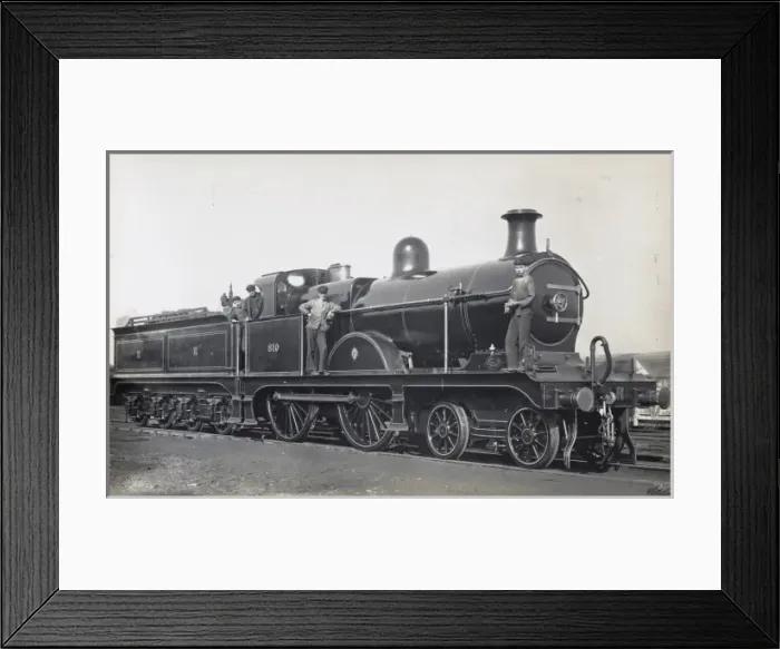 Framed Print : Locomotive no 810 4-4-0 Framed Print : Locomotive no 810 4-4-0