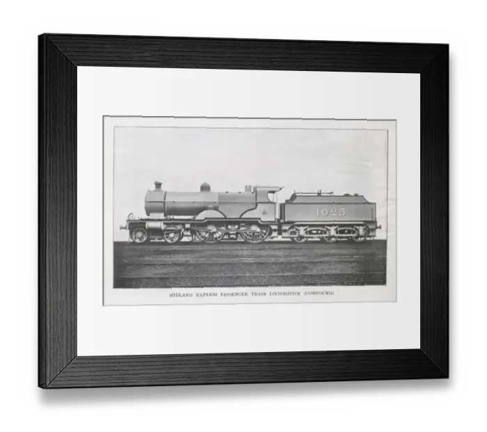 Framed Print : Locomotive no 1025 4 Framed Print : Locomotive no 1025 4
