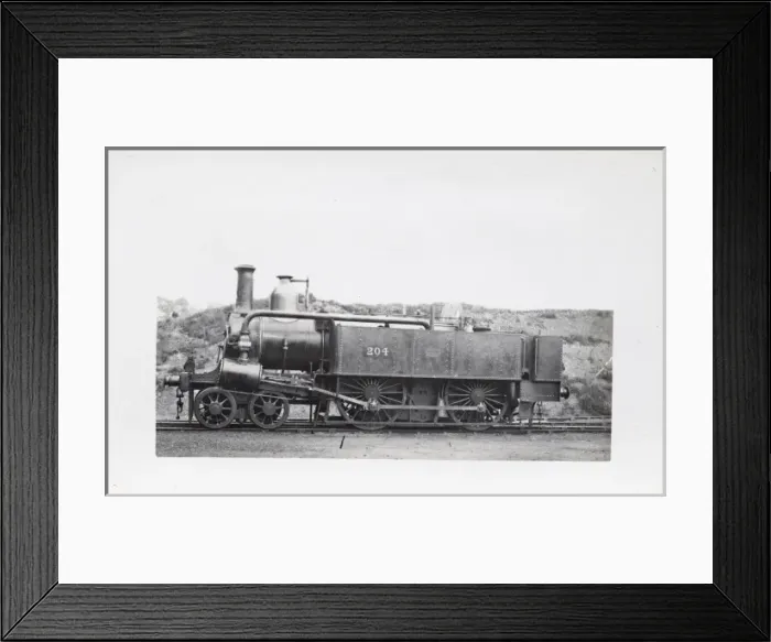 Framed Print : Locomotive no 204 4-4-0 tank engine Framed Print : Locomotive no 204 4-4-0 tank engine