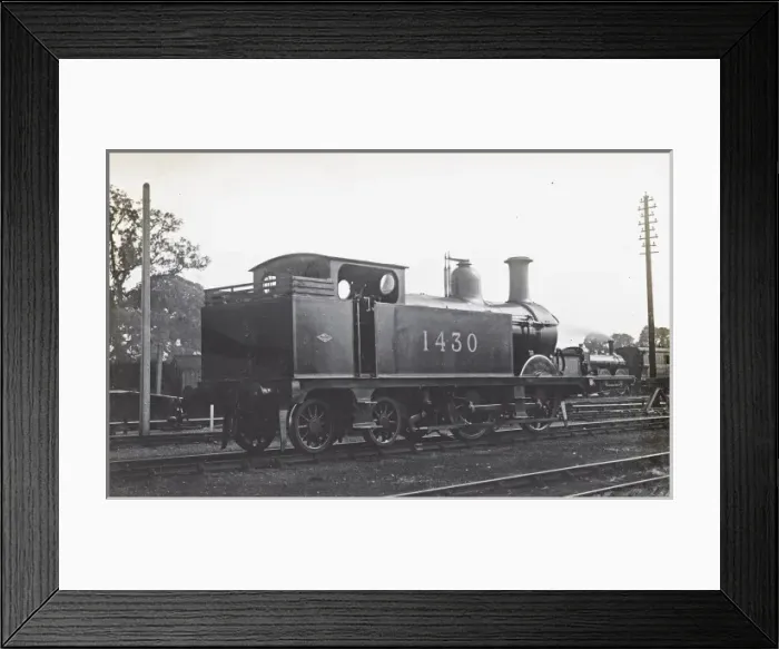 Framed Print : Locomotive no 1430 0-4-4 engine Framed Print : Locomotive no 1430 0-4-4 engine