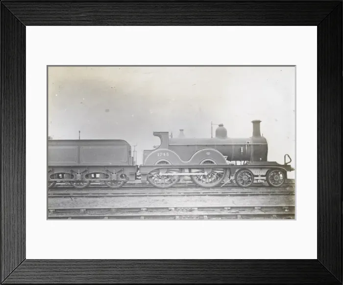 Framed Print : Locomotive no 1743 4-4-0 Framed Print : Locomotive no 1743 4-4-0