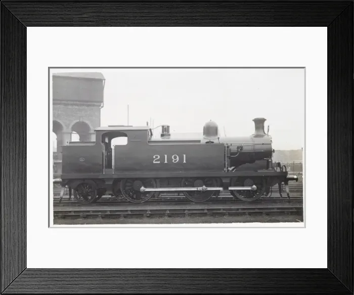 Framed Print : Locomotive no 2191 6-2-0 engine Framed Print : Locomotive no 2191 6-2-0 engine
