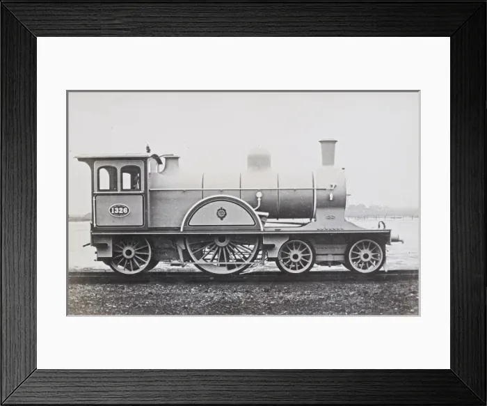 Framed Print : Locomotive no 1326 4-2-2 Framed Print : Locomotive no 1326 4-2-2