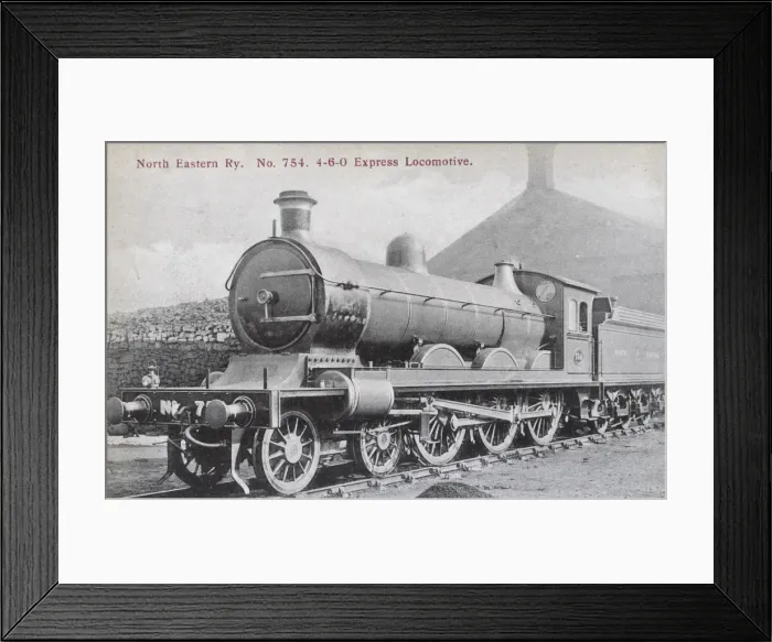 Framed Print : Locomotive no 754 4-6-0 express Framed Print : Locomotive no 754 4-6-0 express