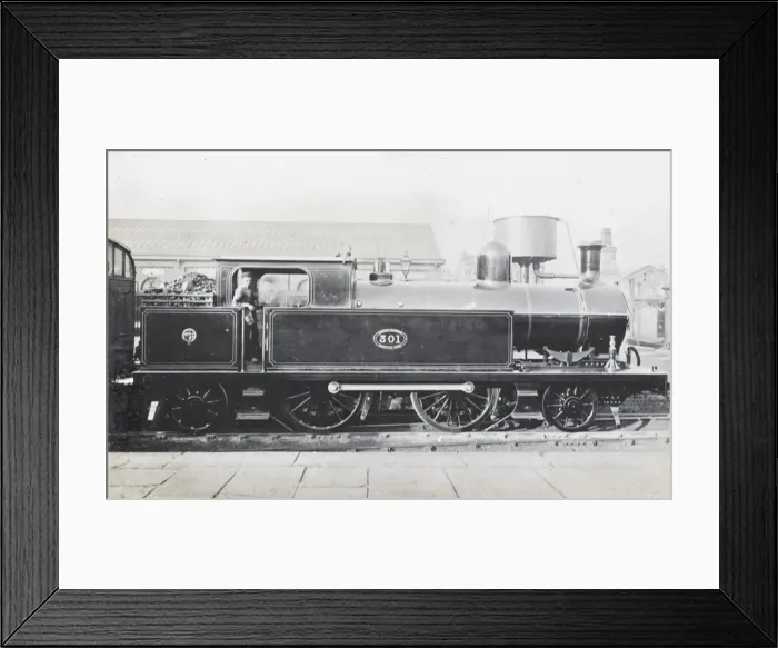 Framed Print : Locomotive no 301 2-4-2 Framed Print : Locomotive no 301 2-4-2