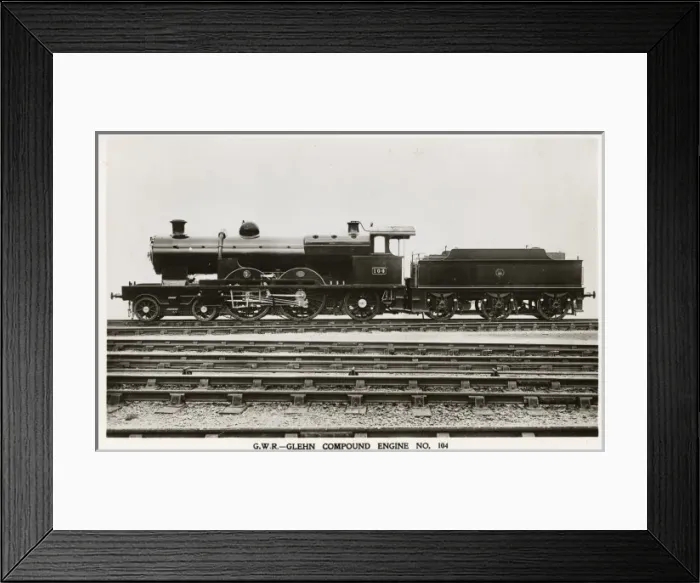 Framed Print : Locomotive no 104 Glehn compound engine Framed Print : Locomotive no 104 Glehn compound engine