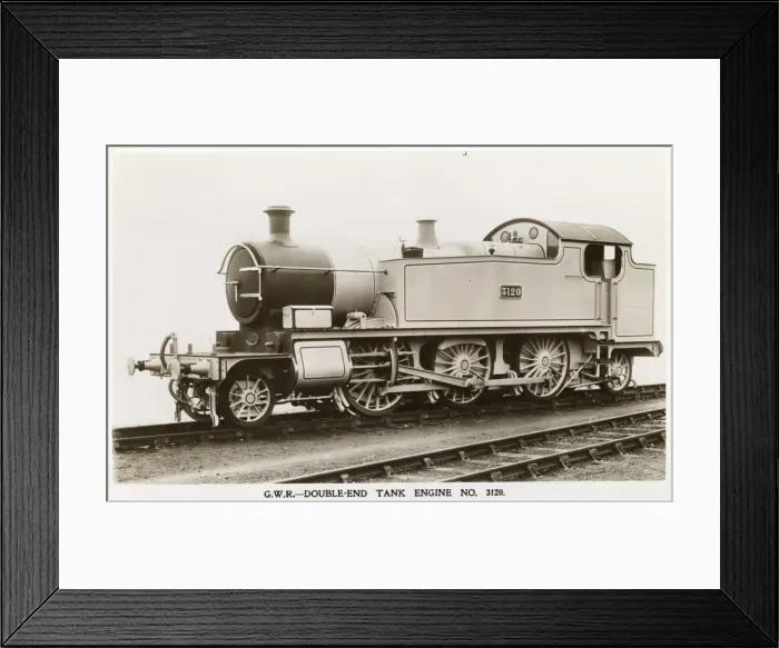 Framed Print : Locomotive no 3120 double end tank engine Framed Print : Locomotive no 3120 double end tank engine
