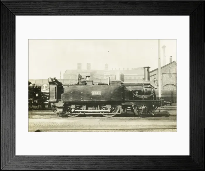 Framed Print : Locomotive no 1410 2-4-0 engine Framed Print : Locomotive no 1410 2-4-0 engine