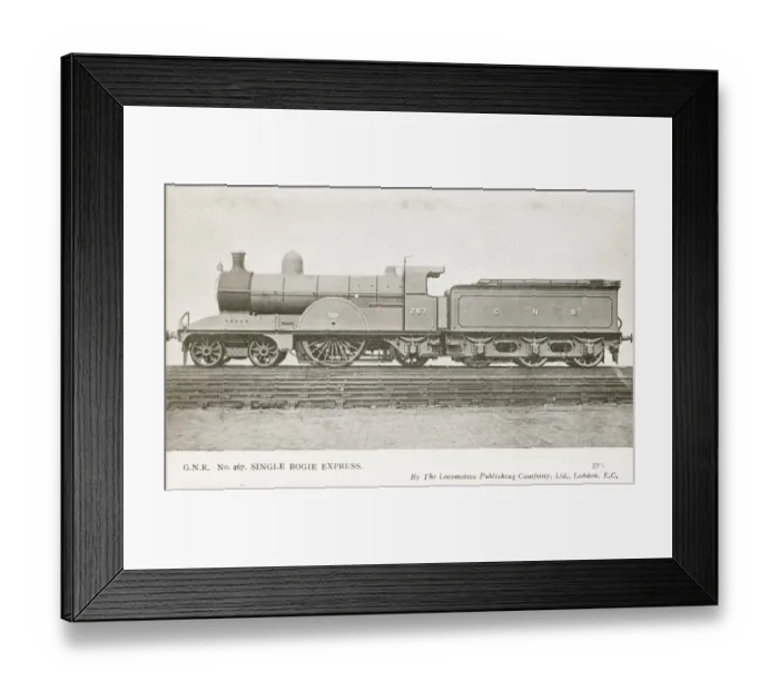 Framed Print : Locomotive no 267, single bogie express Framed Print : Locomotive no 267, single bogie express