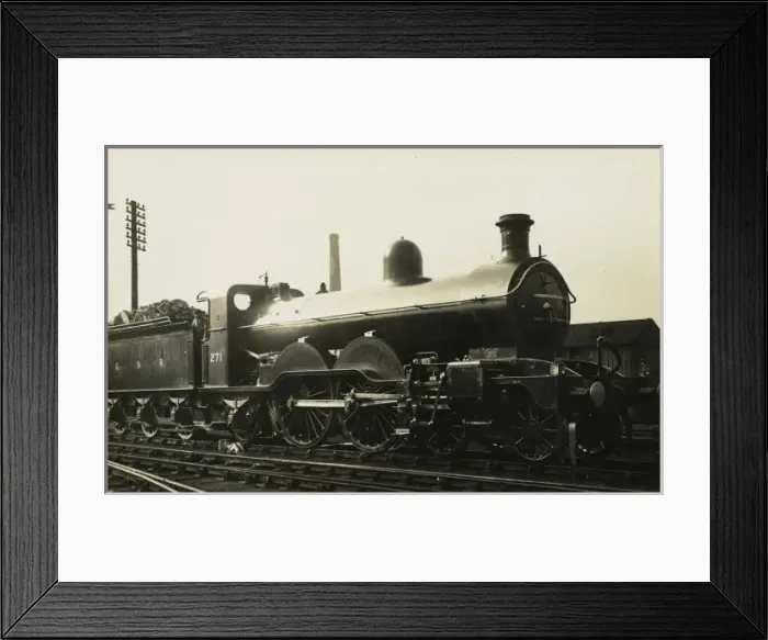 Framed Print : Locomotive no 271 4-4-2 engine Framed Print : Locomotive no 271 4-4-2 engine