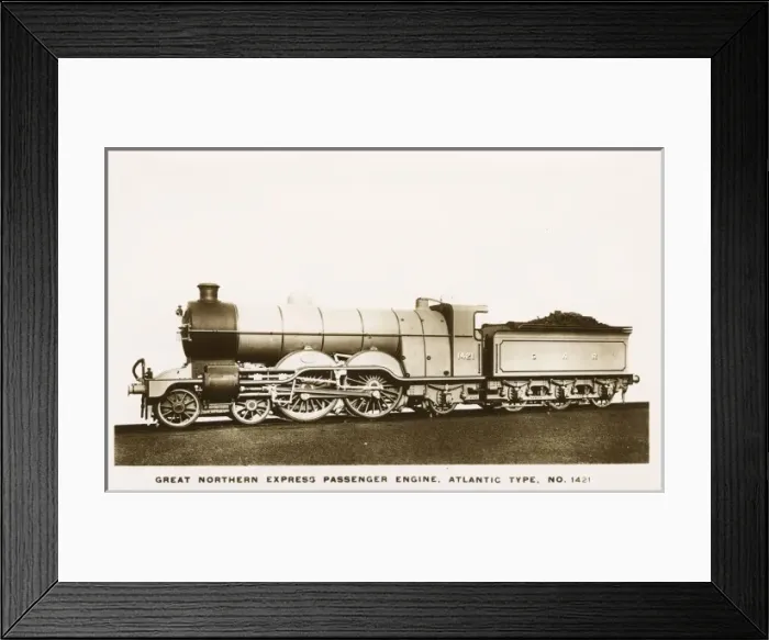 Framed Print : Locomotive no 1421 4-4-2 Framed Print : Locomotive no 1421 4-4-2