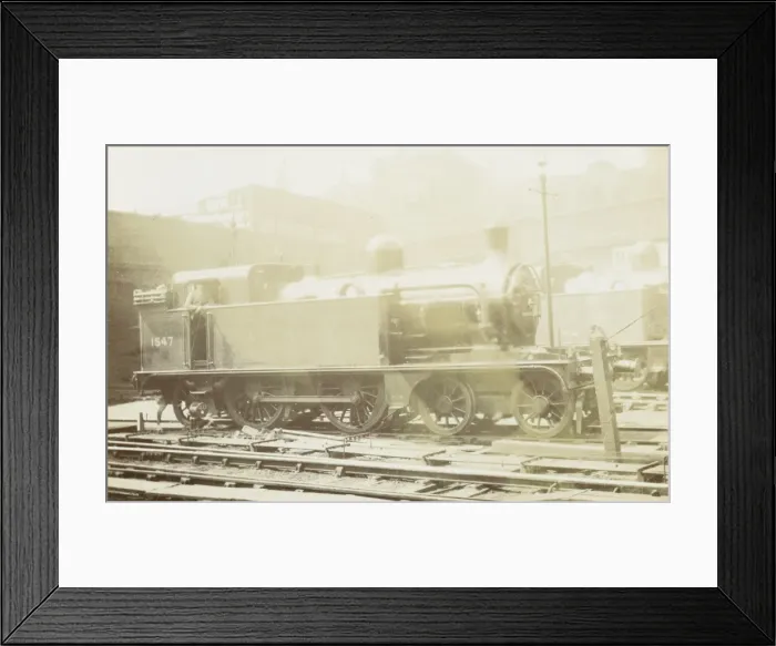 Framed Print : Locomotive no 1547 4-4-2 engine Framed Print : Locomotive no 1547 4-4-2 engine