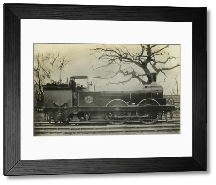 Framed Print : Locomotive no 132 0-4-2 engine Framed Print : Locomotive no 132 0-4-2 engine