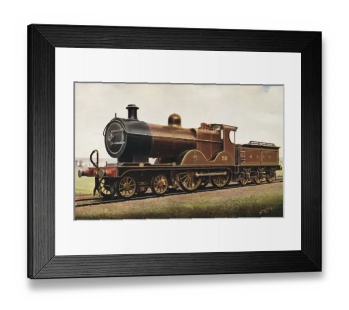 Framed Print : Locomotive no 53 4-4-0 engine Framed Print : Locomotive no 53 4-4-0 engine